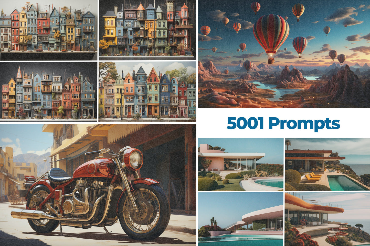 5001 Midjourney Prompts Collection | AI Art Instant Download