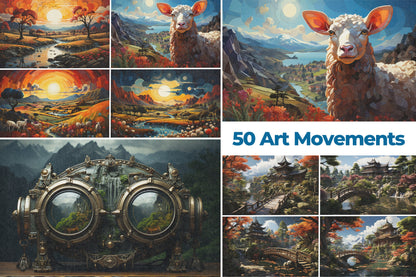 5001 Midjourney Prompts Collection | AI Art Instant Download