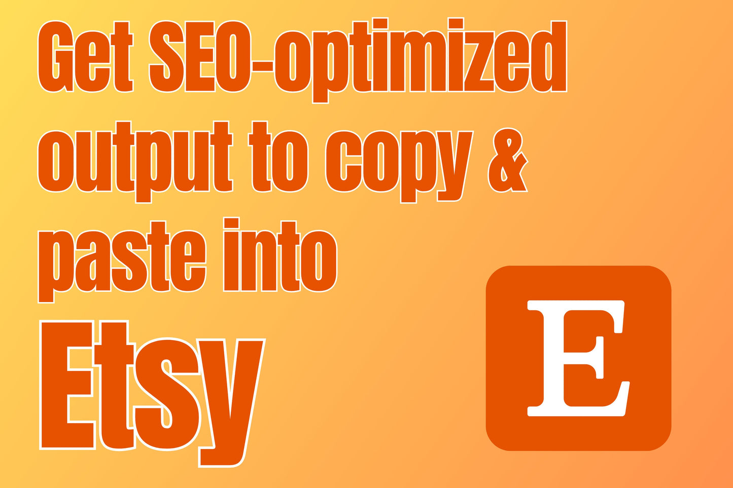 Chatgpt Etsy Listing Generator | How To Rank On Etsy