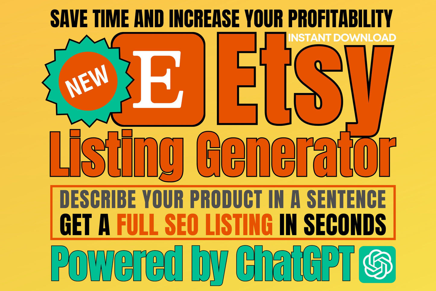 Chatgpt Etsy Listing Generator | How To Rank On Etsy