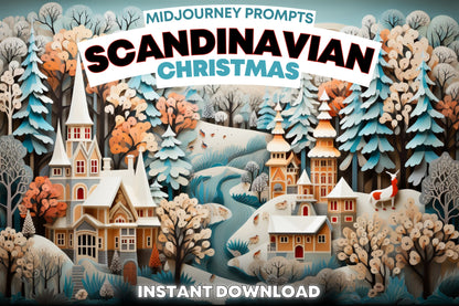 150 Midjourney Prompts for Scandinavian Christmas