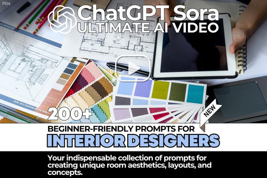 201 Sora Video Prompts for Interior Designers, Starter Pack