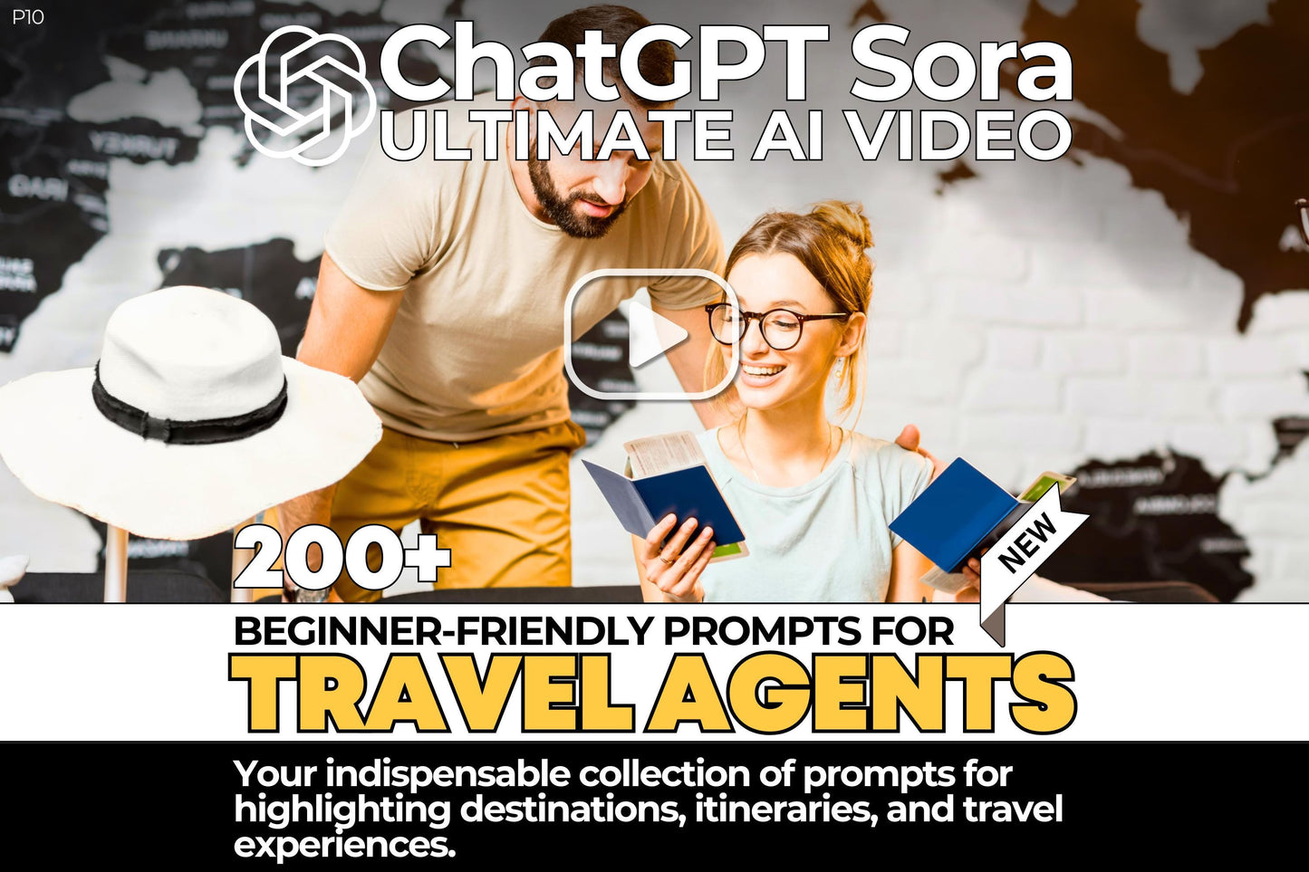 200+ Sora Video Prompts for Travel Agents, Starter Pack