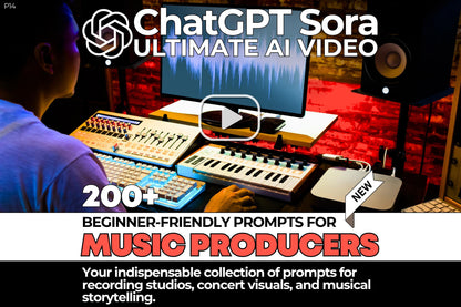 200+ Chatgpt Sora Video AI Prompts for Music Producers, Starter